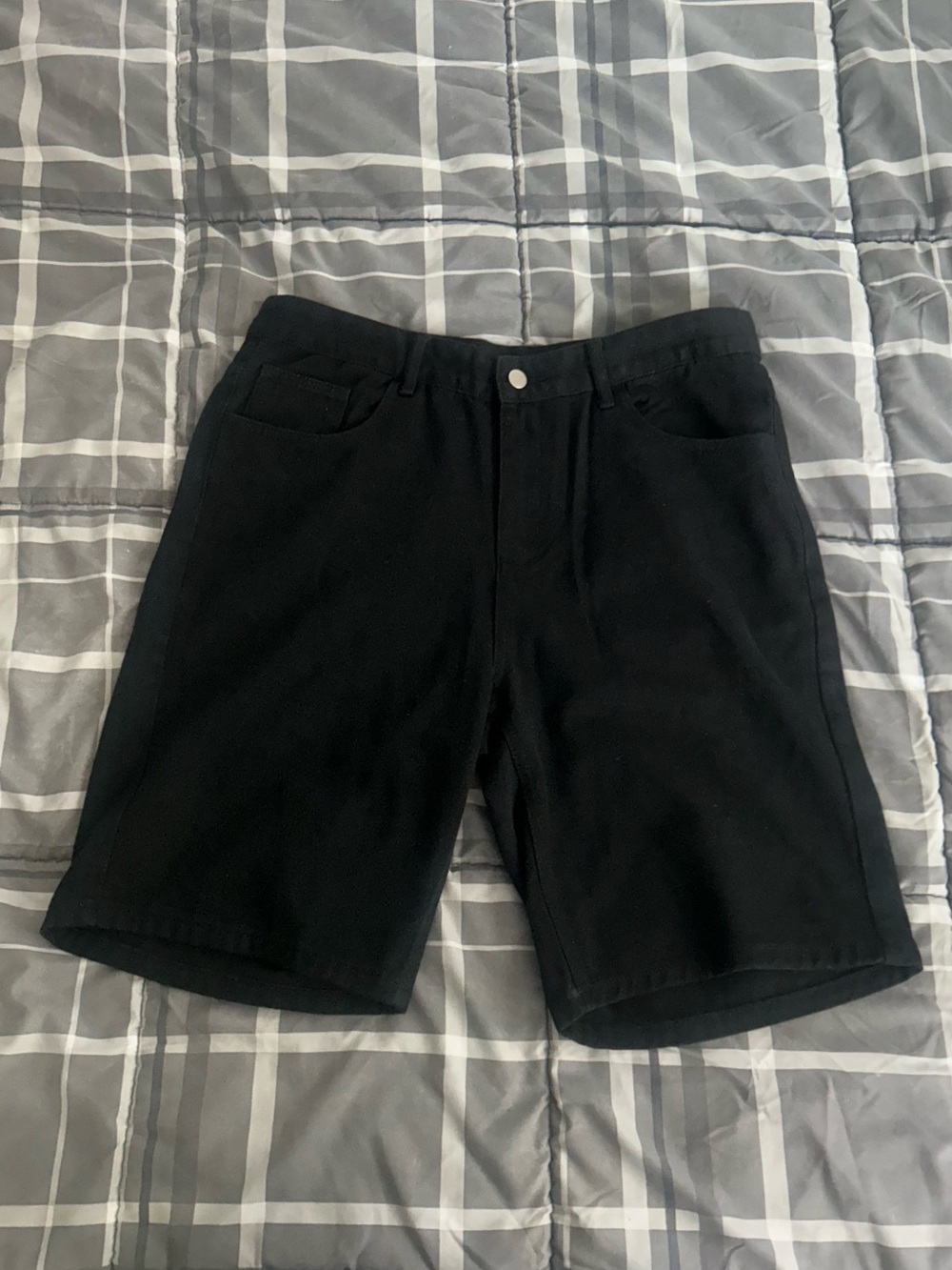 Men's Black Casual Shorts
